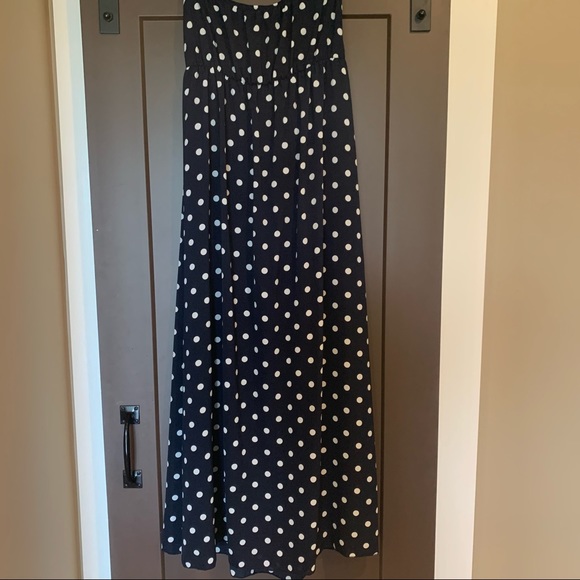 VICI Pretty Woman Strapless Polka Dot Maxi Dress - Picture 5 of 5